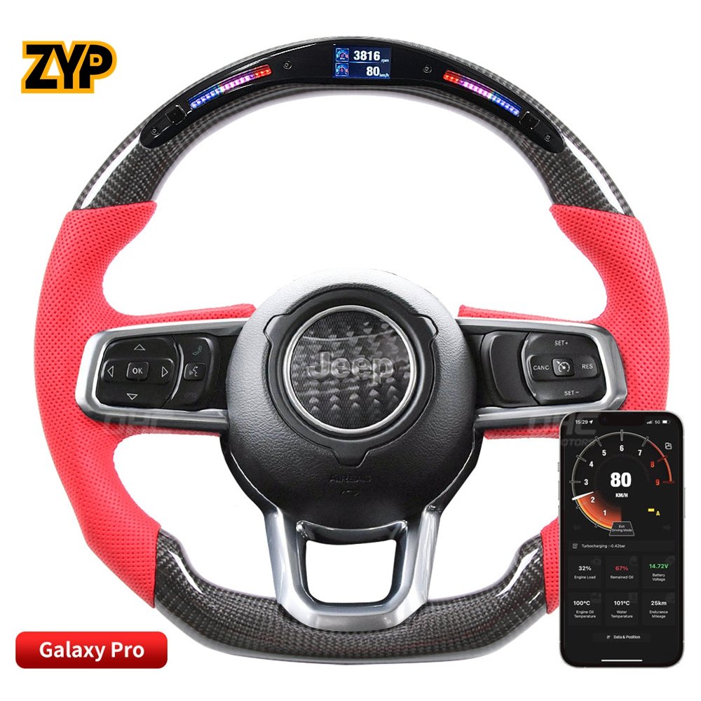 11 ZYP LED Light Up Steering Wheel for Jeep Wrangler JL 2018+GLADIATOR - Image 1