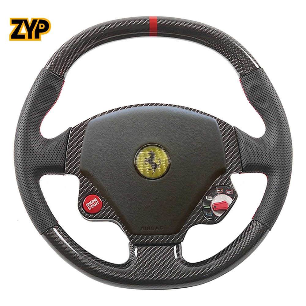 11 ZYP Carbon Fiber Steering Wheel for Ferrari F15 F30 F31 F34 F20 F21 F25 - Image 1