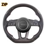 ZYP Carbon Fiber Steering Wheel for Audi A3 A4 A5 S3 S4 S5 B9 2017-2019 A1 A3 A4 A5 2016-24 A1 A3 A4 A5 S3 S4 S5 Q2Q5
