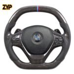 ZYP  Carbon Fiber Steering Wheel for BMW M5 M6 M7 F10 F11 F30 X5 X6 535i 535xi F10 2011-2016 F20 F30 F32 F34 F36 F80