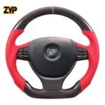 ZYP  Carbon Fiber Steering Wheel for BMW F10 M5 M6 550i 535i 750i 650i 640i 750LI Grand Coupe
