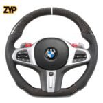 ZYP Carbon Fiber Steering Wheel for BMW G Series, 3 Series, 5 Series G20 G30 G32 G38 G12 G01 G80 F90 F92 30 X3: G01 X4: G02 X5: G05 X6: G06 X7 G07