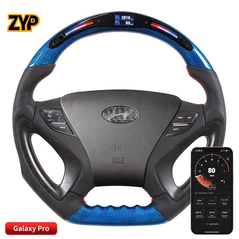 11 ZYP LED Light Up Steering Wheel for 2011-2014 HYUNDAI SONATA - Image 1