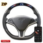 ZYP Led Light Up Steering Wheel  for 2012 2013 2014 2015 2016 TESLA MODEL S