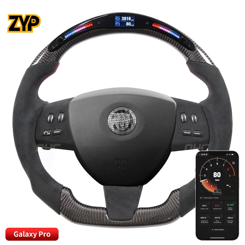 11 ZYP LED Light Up Steering Wheel for Jaguar XF W/CONTROLS/PADDLES 09-15 YEARS - Image 1