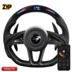 ZYP Carbon Fiber LED Steering Wheel for McLaren 720S 12C 570 540C 600LT RPM Rev