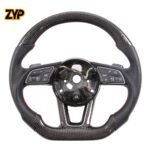 ZYP Carbon Fiber Steering Wheel for Audi A3 A4 A5 S3 S4 S5 B9 2017-2019 A1 A3 A4 A5 2016-24 A1 A3 A4 A5 S3 S4 S5 Q2Q5 - Image 4