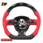 ZYP Led Light Up Steering Wheel for Audi A4 A5 S4 S5 S6 S8 B7 B8 2004-2012 - Image 5