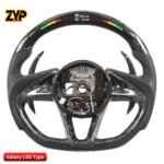 ZYP Carbon Fiber LED Steering Wheel for McLaren 720S 12C 570 540C 600LT RPM Rev - Image 5