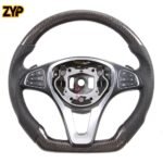 ZYP Carbon Fiber Steering Wheel for W205,S205 W205,S205 W213,S213, X156 C205,A205 W447 W246 C117,X117 W218,X218 C207,A207,C238,A238 X166 Class:C E GLA GLC V VITO B CLA CLS GLE GLS - Image 2