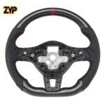 ZYP Carbon Fiber Steering Wheel for GOLF MK6 GTI R Jetta W/PURPLE STRIPE Polo GTI VW Golf MK6 EOS Jetta MK6 Tiguan CC Golf/MK6 Jetta Polo Bora - Image 3