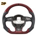 ZYP Carbon Fiber Steering Wheel for Audi S3 S4 S5 S6  RS3 RS4 RS5 RS6 - Image 3