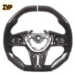 ZYP  Carbon Fiber Steering Wheel for 2017+ NISSAN GT-R GTR R35 for CBA to EBA full upgrade package with buttons and decoders - Image 5