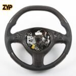 ZYP  Carbon Fiber Steering Wheel for BMW E46 M3 M5 E39 X5 X3 E83 E53 MPerformance M - Image 4