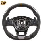 ZYP Carbon Fiber Steering Wheel for 2016+ Mercedes-Benz AMG W205 S63 C63 SL - Image 4