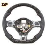 ZYP Carbon Fiber Steering Wheel for GOLF MK6 GTI R Jetta W/PURPLE STRIPE Polo GTI VW Golf MK6 EOS Jetta MK6 Tiguan CC Golf/MK6 Jetta Polo Bora - Image 4