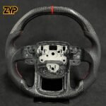 ZPY Carbon Fiber Steering Wheel for Land Rover Range Rover Sport Vogue 2018+ - Image 4