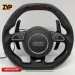 ZYP Led Light Up Steering Wheel for Audi A1 A2 A4 A5 A6 A7 S1 S4 S5 S6 S7 RS6 RS7 A5 RS3 RS4 TT RS Q5 Q7 A8 S Line - Image 4