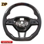 ZYP Led Light Up Steering Wheel for Skoda Fabia III, Octavia, Superb . DSG. 4D VRS MK3, 5E - Image 4