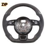ZYP Carbon Fiber Steering Wheel for Audi A1 A2 A4 A5 A6 A7 S1 S4 S5 S6 S7 RS6 RS7 A5 RS3 RS4 TT RS Q5 Q7 A8 S Line - Image 5