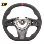 ZYP  Carbon Fiber Steering Wheel for 2017+ NISSAN GT-R GTR R35 for CBA to EBA full upgrade package with buttons and decoders - Image 6