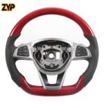 ZYP Carbon Fiber Steering Wheel for W205,S205 S213,W213 X156 C117,X117 W218,X218,C257 V222,X222 A238,C238 C205,A205 R231 Class:C E GLA CLA CLS S GLE SLC SL - Image 3