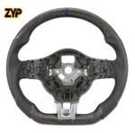 ZYP Carbon Fiber Steering Wheel for GOLF MK6 GTI R Jetta W/PURPLE STRIPE Polo GTI VW Golf MK6 EOS Jetta MK6 Tiguan CC Golf/MK6 Jetta Polo Bora - Image 6