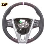 ZYP Carbon Fiber Steering Wheel for Volvo V60 S60 XC60 V40 S80 V70 2011-2019 - Image 5