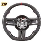 ZYP Carbon Fiber Steering Wheel for Mustang 2012-2014 - Image 5