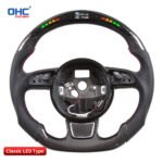 ZYP Led Light Up Steering Wheel for Audi A1 A2 A4 A5 A6 A7 S1 S4 S5 S6 S7 RS6 RS7 A5 RS3 RS4 TT RS Q5 Q7 A8 S Line - Image 3