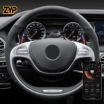 ZYP LED Magnetic Carbon Fiber Paddle Shifters For Mercedes Benz AMG 2016+