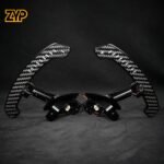 ZYP  Carbon Fiber LED Magnetic Paddle Shifters For Porsche 992 GT3 Mobile Phone Connection APP Control - Image 2