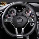 ZYP  LED Magnetic Carbon Fiber Paddle Shifters For Mercedes Benz X156 X204 C117 X117 W218 X218 R231 Class:GLA GLK CLA CLS SL