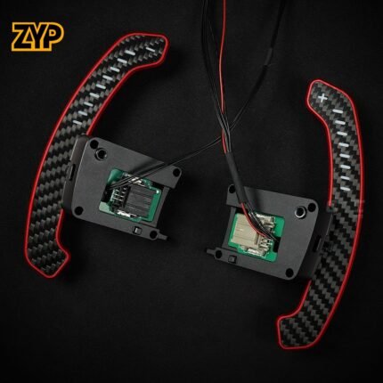 ZYP  For Mustang GT（2015-2023） Shelby LED Magnetic Paddle Shifters Mobile Phone Connection APP Control