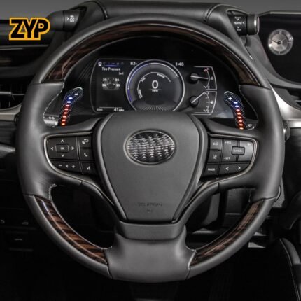 ZYP LED Carbon Fiber Magnetic Paddle Shifters For Lexus RX NX UX LX ES LS RZ LM