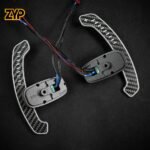 ZYP  Mercedes AMG Carbon Fiber LED Magnetic Paddle Shifters Mobile Phone Connection APP Control - Image 5
