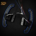 ZYP  Carbon Fiber LED Magnetic Paddle Shifters For Volkswagen MK8 Mobile Phone Connection APP Control - Image 4