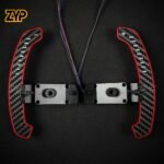 ZYP  Carbon Fiber LED Magnetic Paddle Shifters For Toyota Camry GR Corolla Yaris GR Avalon Rav4 Highlander