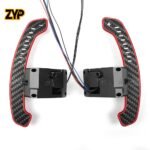 ZYP LED Magnetic Carbon Fiber Paddle Shifters For Hyundai Veloster N 19-22 Elantra N M/T CN7 21-23 2022-2024 - Image 2