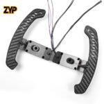 ZYP LED Carbon Fiber Magnetic Paddle Shifters For Lexus RX NX UX LX ES LS RZ LM - Image 3