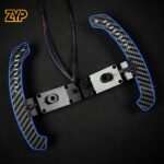 ZYP  Carbon Fiber LED Magnetic Paddle Shifters For Toyota Camry GR Corolla Yaris GR Avalon Rav4 Highlander - Image 4