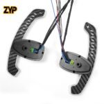 ZYP LED Magnetic Carbon Fiber Paddle Shifters For Mercedes Benz W205,S205, W213, N293, W24, C117, X117, C238, A238, C257 Class: C E EQC B CLA GLE GLS - Image 6