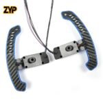 ZYP LED Carbon Fiber Magnetic Paddle Shifters For Lexus RX NX UX LX ES LS RZ LM - Image 5